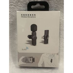 2.4GHz Lavalier Microphone Noise reduction Plug and Play iOS Mic Fit For Meeting
